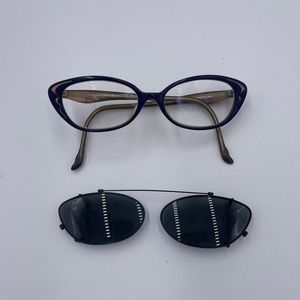 Morgenthal Frederics Pappillon Butterfly Eyeglass. And Sunglass Clips